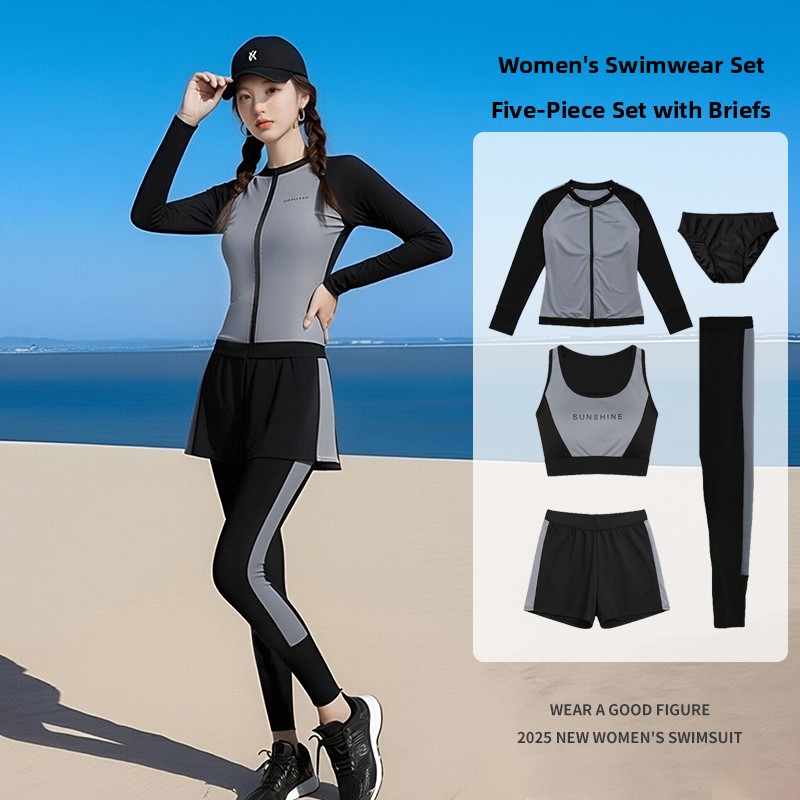 Snorkel Set - 2025 Winter Women's Long Sleeve Swimming