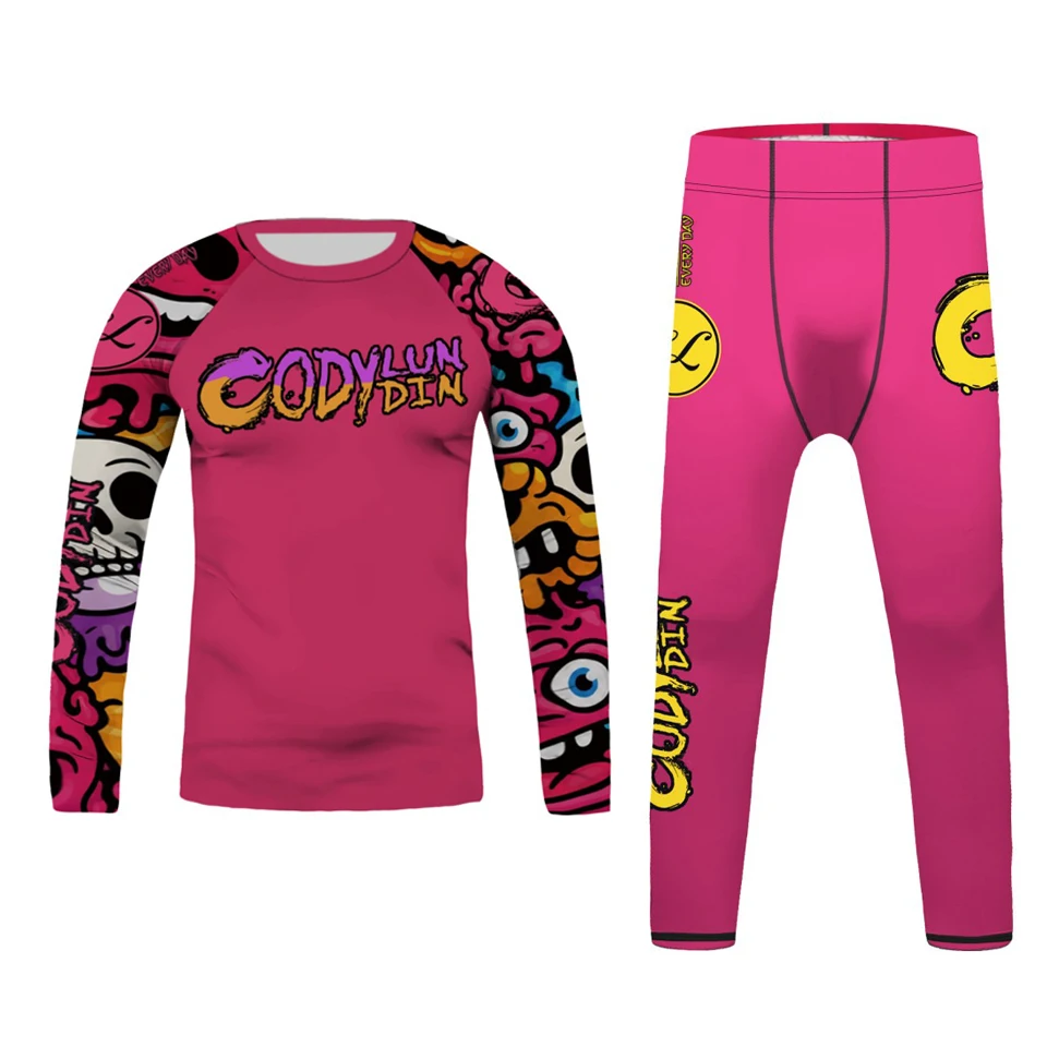 Kid's MMA Muay Thai Jiu Jitsu  - Rash Guard review and price