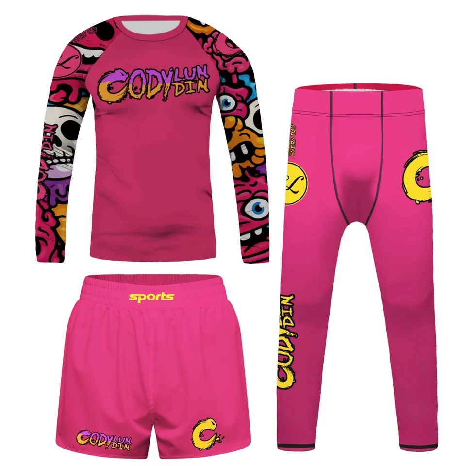 Kid's MMA Muay Thai Jiu Jitsu  - Rash Guard review and price