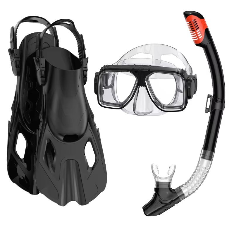 Professional 3-Piece Snorkel D - Swim Fins review and price