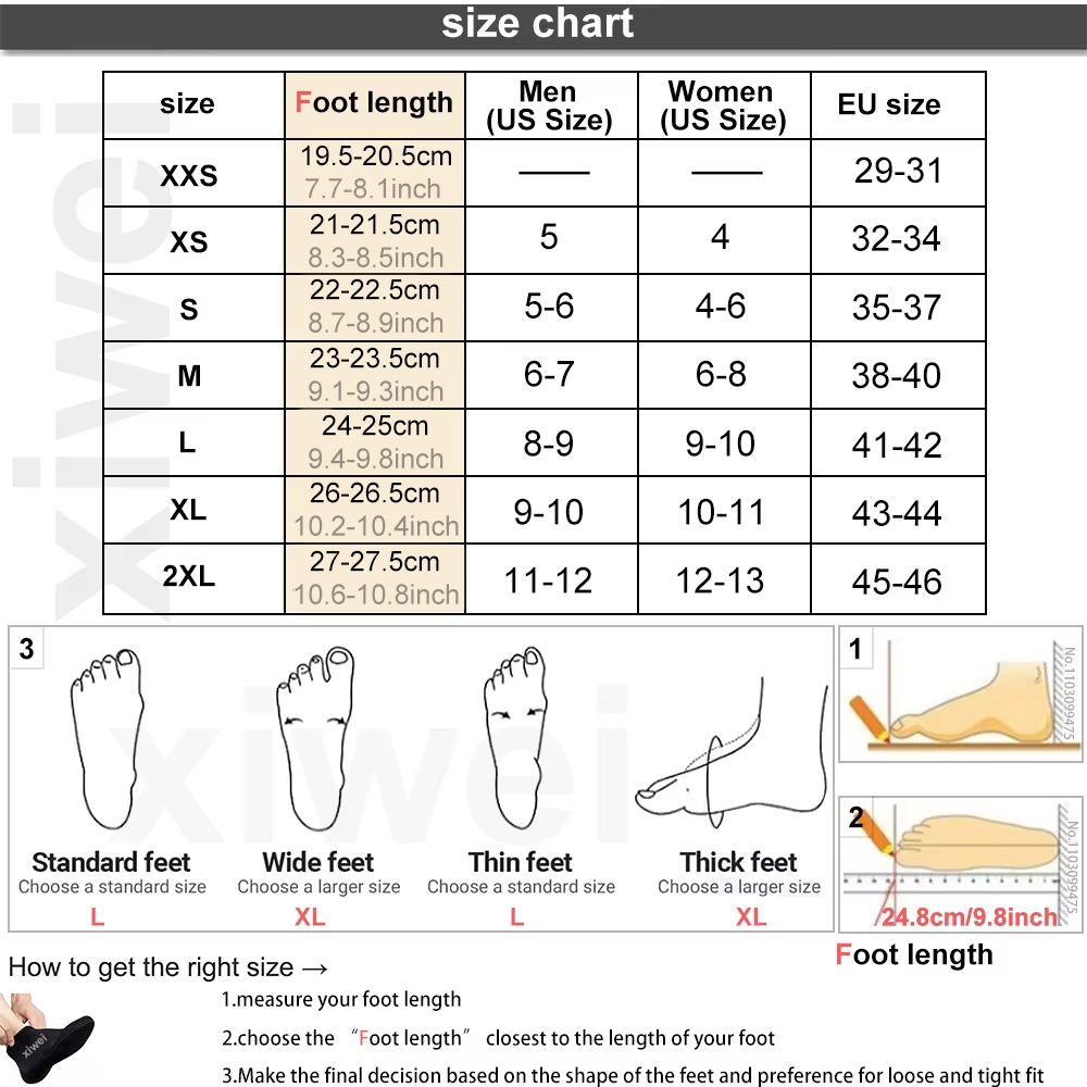5mm Neoprene Socks 3mm Wetsuit - Swim Fins review and price